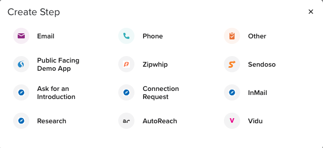 Custom Step Selector