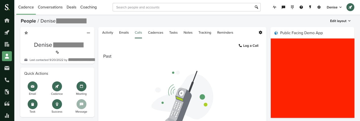 Person Smart Panel Integration