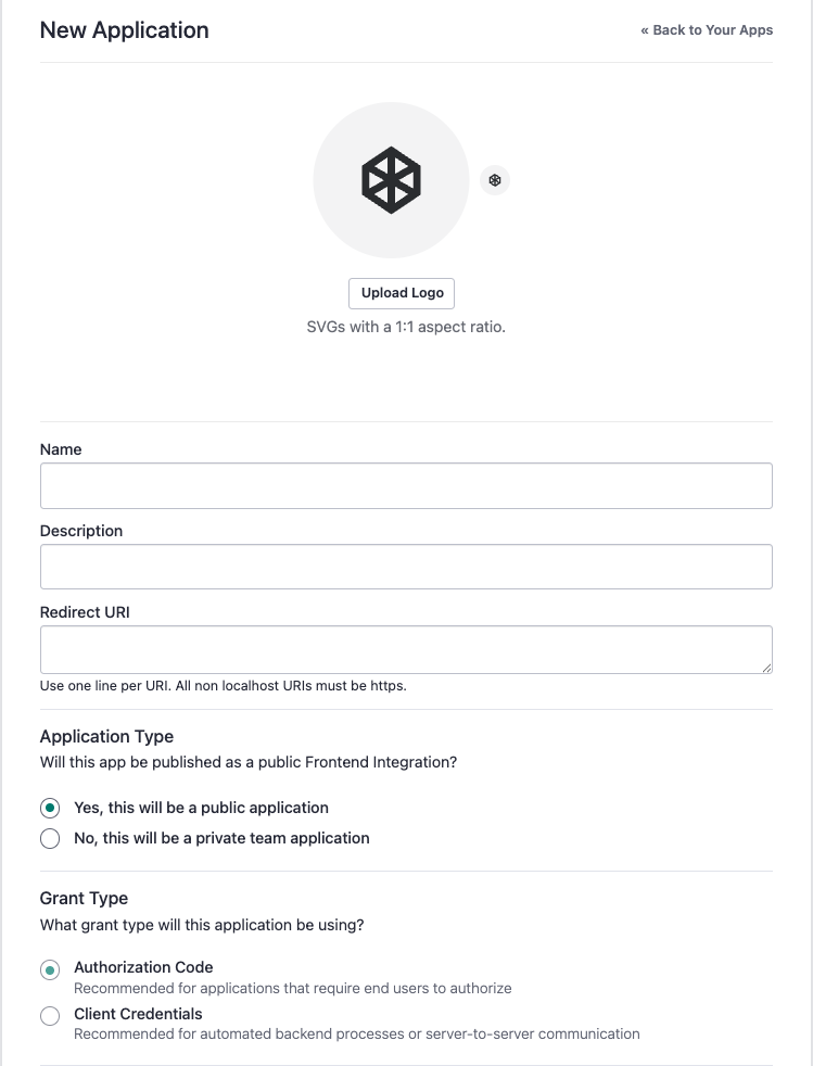 Salesloft New Application